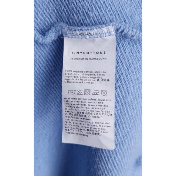 TINYCOTTONS Kids Santorini Birds Sweatshirt Size 4Y Blue - Picture 10 of 16